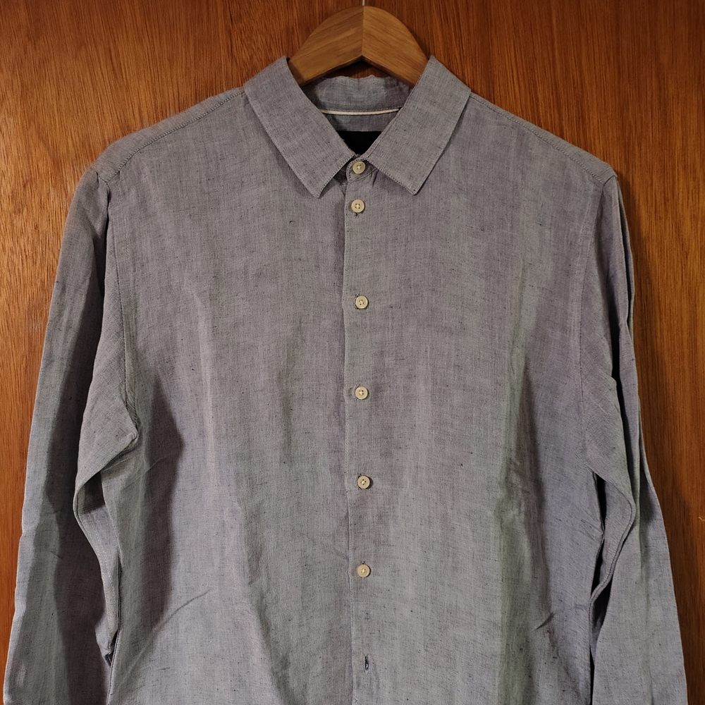 Minimum Men's Casual Gray Button-Down Shirt